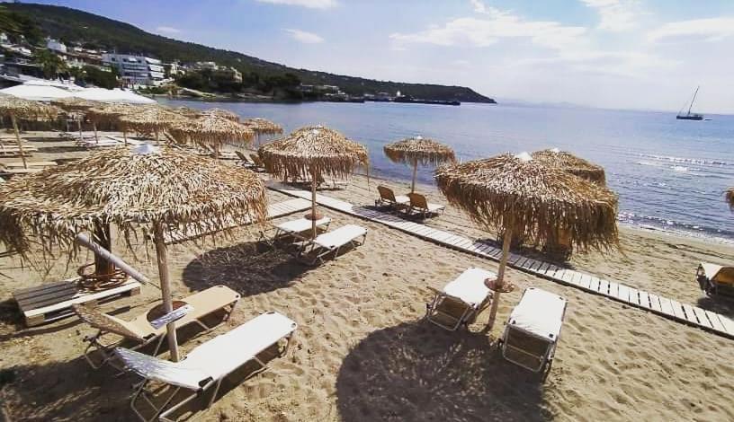 Παραθαλασσιο Στουντιο Μιχαλιας Sea View Studio Michalias Νουμερο 8 Agia Marina  Экстерьер фото